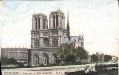 VINTAGE POSTCARD Notre Dame Publishes By the Paris Good market