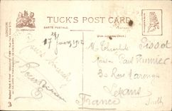 Casa e intercambios de mansión de Londres de la POSTAL de la VENDIMIA de Cheapside