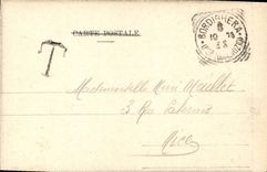 VINTAGE POSTCARD Woman and Cyrano?