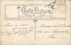 VINTAGE POSTCARD Fantasy Woman elegance in 1831