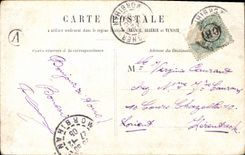 VINTAGE POSTCARD Fantasy small hands of a adoree