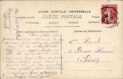 VINTAGE POSTCARD Birthday Woman