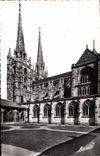 MODERN CARD Bayonne Interior of the Cloister and the Cathedral