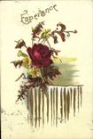 VINTAGE POSTCARD Hope Flowers