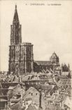 POSTAL Strassburg de la VENDIMIA la catedral
