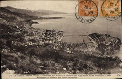 CPA La Turbie Altitude Panorama sur Monaco et Monte Carlo