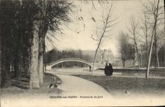 VINTAGE POSTCARD Trawl-nets On the Marne Walk of Jard