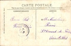 VINTAGE POSTCARD Montihery Ruins of the Strong Castle