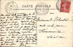 VINTAGE POSTCARD Heavy the 2nd Station Martyrdom