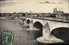 CPA Orleans vue generale Tramway