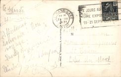 VINTAGE POSTCARD Mans the Cathedral southern part the Tower