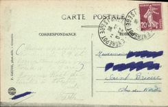 VINTAGE POSTCARD Surroundings of Grenoble the Tower Without Venom