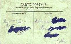 VINTAGE POSTCARD Surroundings of Cauterets Cascades to the Bridge of Spain