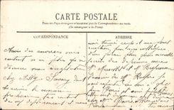 VINTAGE POSTCARD Amiens the Clock And the Street Of Vergeaux Children