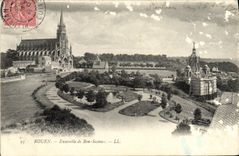 VINTAGE POSTCARD Rouen Together Of Good Help