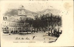 CPA Toulon Le Quai De L'Horloge Bateaux