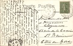 VINTAGE POSTCARD Nantes Houses On the Old Bridge De Pirmil