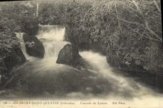 VINTAGE POSTCARD Sousmont Saint Quentin Cascades Of Laison