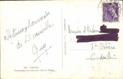 POSTAL MODERNA panorama de Trouville del martirio hacia la playa