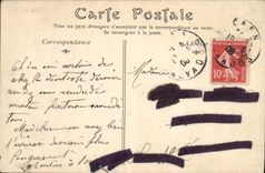 VINTAGE POSTCARD Caen Attic windows Of the Hotel De Than