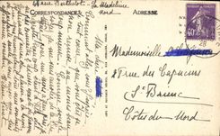 VINTAGE POSTCARD Guirlandajo the Virgin with the Wild rose