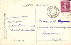 VINTAGE POSTCARD Cathedral Of Amiens the Nave Seen Of the Organ loft