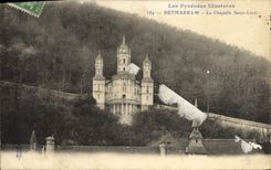 VINTAGE POSTCARD the Illustrated Pyrenees Betharram La Chapelle Holy Leon
