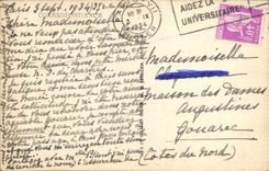 Catedral de la POSTAL de la VENDIMIA de la cripta de Chartres de Notre Dame bajo tierra