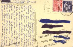 VINTAGE POSTCARD Abbey Of Pierre Who Transfers Seen Western