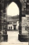 VINTAGE POSTCARD Colmar Police station