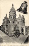 VINTAGE POSTCARD Paris the Basilica Of the Sacring Heart De Montmartre Bell