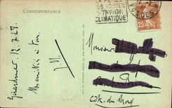 VINTAGE POSTCARD Gerardmer Road De Munster Panorama Taken Of Altenberg