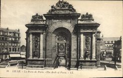 CPA Lille La Porte De Paris 