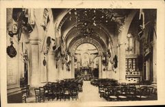 POSTAL de la VENDIMIA La Chapelle de las monjas carmelitas De Lisieux Avoid para los festivales triduo de mayo de 1923