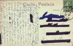 POSTAL de la VENDIMIA Sens el primo de Jean del jardín público