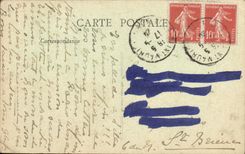 La POSTAL Lille de la VENDIMIA lleva de Roubaix y de Gante