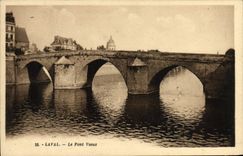 POSTAL Laval de la VENDIMIA el puente viejo