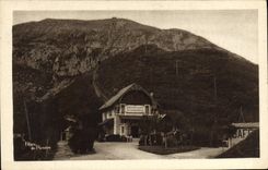 VINTAGE POSTCARD Heavy the Funicular Of the Peak Of Jer Station Of Departure
