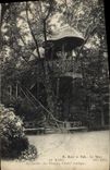 VINTAGE POSTCARD Mans the Botanical garden Rustic Country cottage