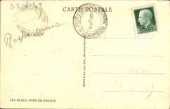 VINTAGE POSTCARD Holy Borough Maurice View And Solid mass De Bellecote