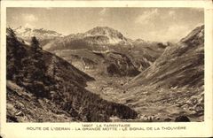 VINTAGE POSTCARD Tarentaise Road Of Iseran the Grande Motte the Signal Of Thouviere
