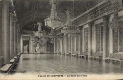 Paladar de la POSTAL de la VENDIMIA de Compiegne el pasillo de la aldea