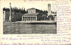 La POSTAL Roma Chiesa Di S Lorenzo Fuori de la VENDIMIA la emparedó