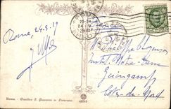 Basílica S Juan de Roma de la POSTAL de la VENDIMIA en Laterano