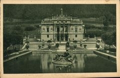 VINTAGE POSTCARD Schloss Linoderhof