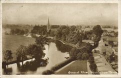 VINTAGE POSTCARD General View Stratford One Avon