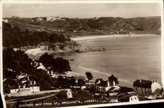 MODERN CARD Ouaisne Bay From St Brelade' S Jersey