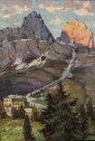 VINTAGE POSTCARD Tre Croci Verso Assembles Cristallo Strada Delle Dolomiti