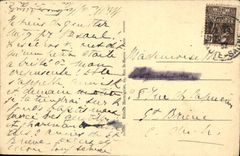 POSTAL Metz de la VENDIMIA la pieza meridional de la catedral baja