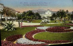 CPA Nice Le Casino et Jardins Albert 1er